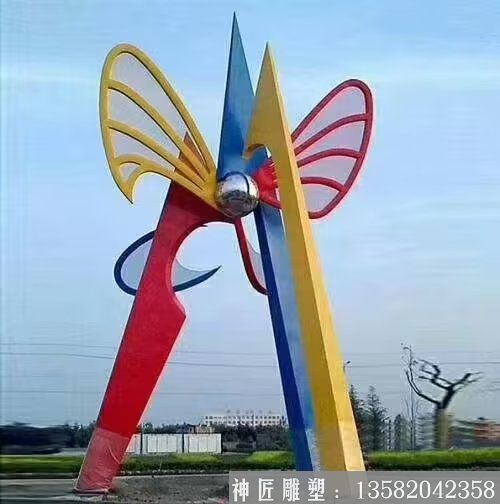 不銹鋼雕塑 城市景觀(guān)雕塑定制